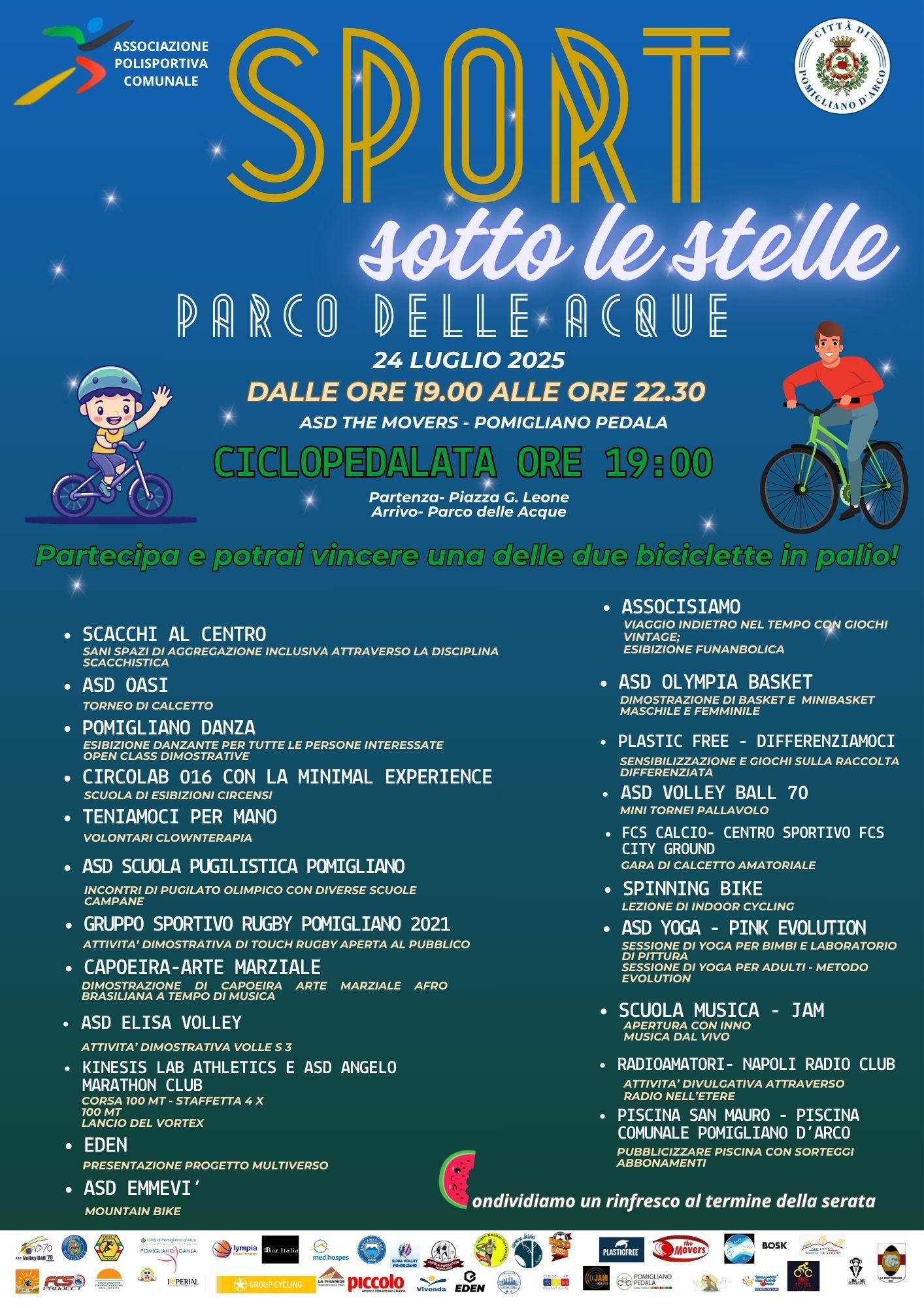 Sport sotto le stelle
